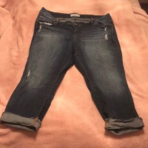 Torrid crop jeans